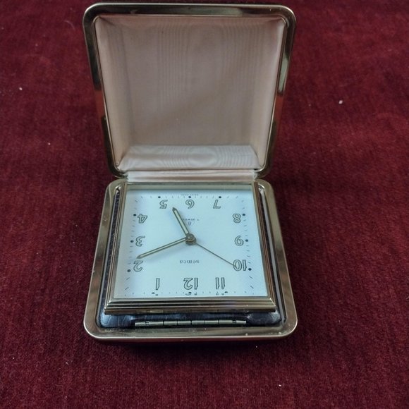 Vintage SEMCA 7 Jewel Repeater Travel Alarm Clock - Picture 2 of 7